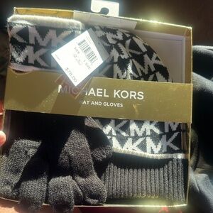 Michael Kors Black and White Knit Set